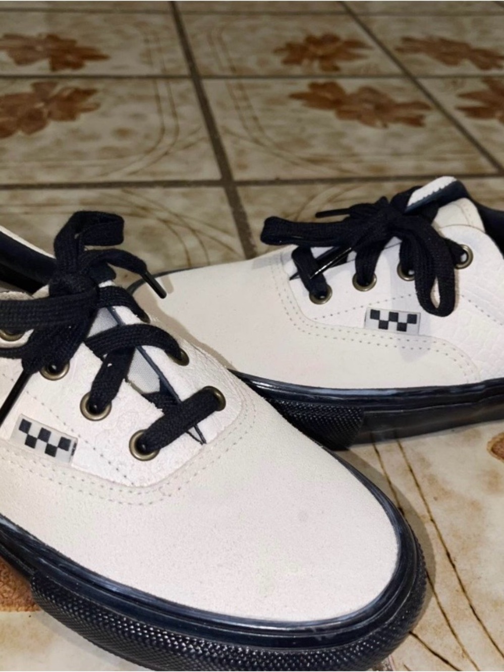 Vans White Breana Geering Edition with Black Details